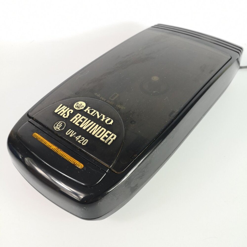 Vintage Kinyo 1-Way VHS / VCR Video Cassette Tape Rewinder Tested Working